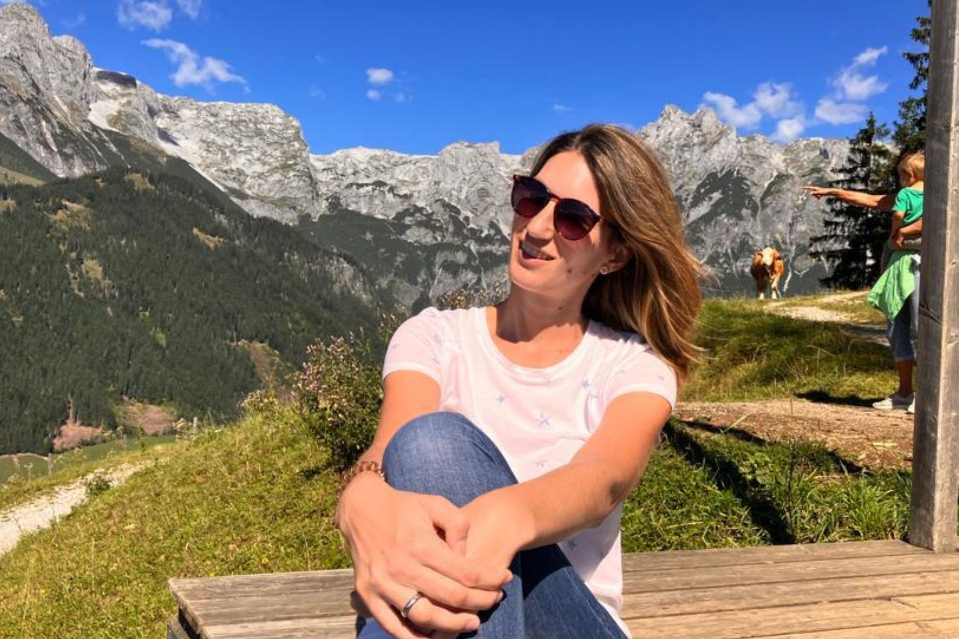 Katharina Ziegler in den Bergen