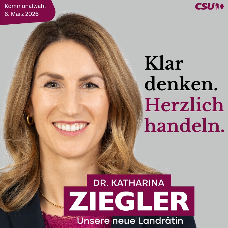 Dr. Katharina Ziegler Landratskandidatin der CSU im Landkreis Neumarkt